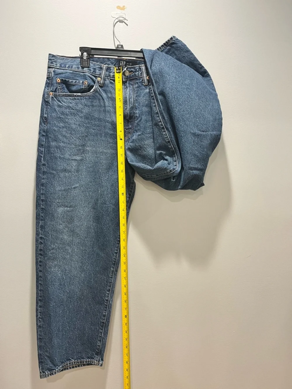 Gap Baggy Jeans Men's 34x30 Blue Denim Relaxed‎ Wide Leg